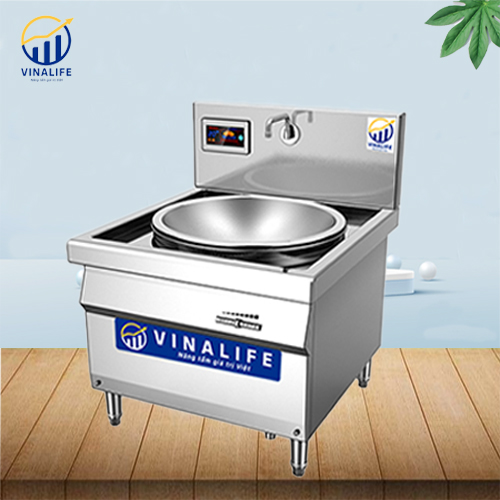 Bếp Từ Công Nghiệp Đơn 12 Kw Liền Chảo