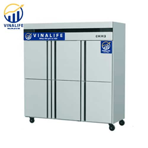 Tủ Mát 6 Cánh 1600L Vinalife