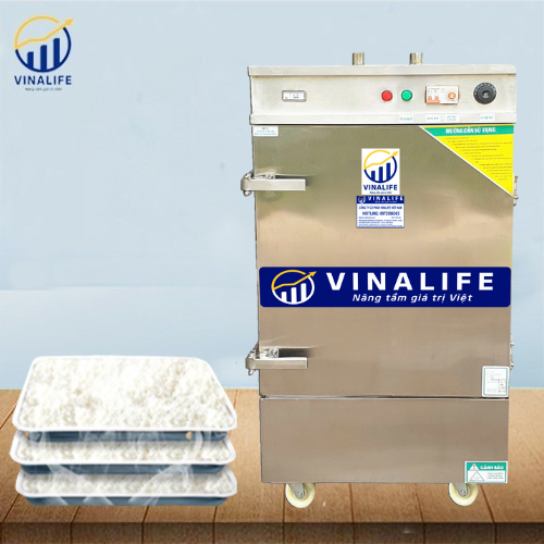 Tủ Nấu Cơm Điều Khiển Cơ 12 Khay