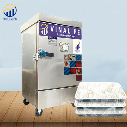 Tủ Nấu Cơm Dùng Điện 6 Khay Vinalife