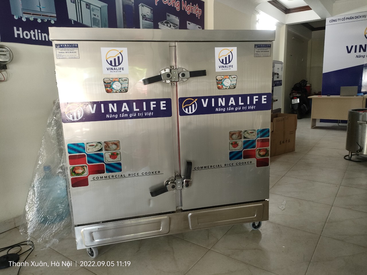 Tủ Nấu Cơm Dùng Điện 24 Khay Vinalife