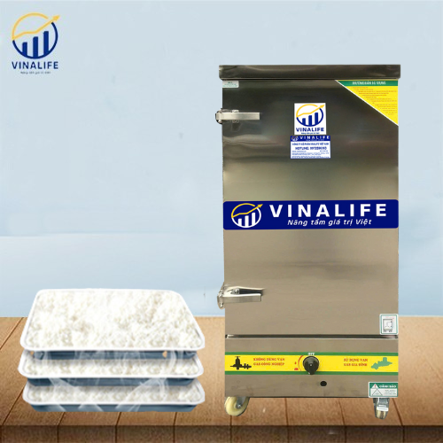 Tủ Nấu Cơm Dùng Gas 8 Khay Vinalife