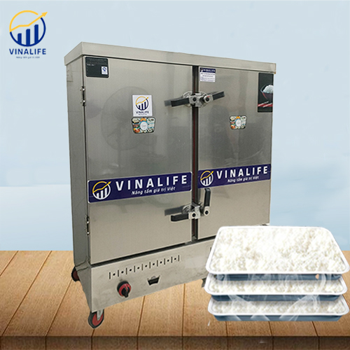 Tủ Nấu Cơm Dùng Gas 24 Khay Vinalife