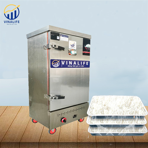 Tủ Nấu Cơm Dùng Gas 6 Khay Vinalife
