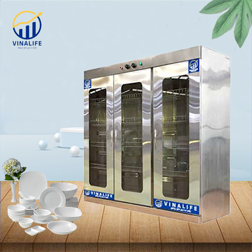 Tủ Sấy Bát Công Nghiệp 3 Cánh 1 Lớp