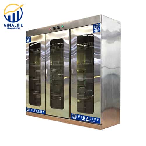 Tủ Sấy Bát Công Nghiệp 600L 2 Lớp Quạt Gió