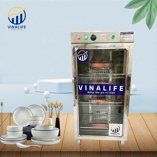 Tủ Sấy Bát Công Nghiệp 400L 1 Lớp Bóng Sấy