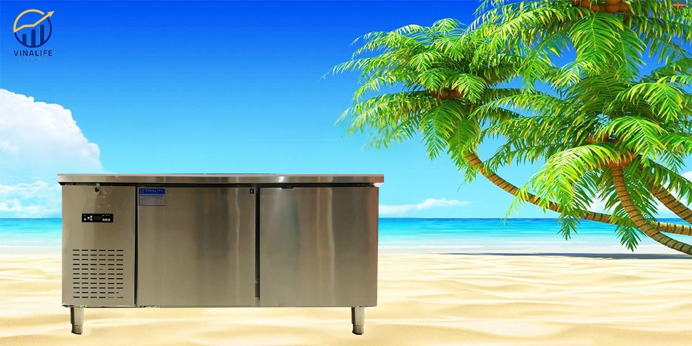 Tủ Bàn Đông Quạt Gió 2 Cánh Inox 1.5m VNL - giá rẻ&nbsp;