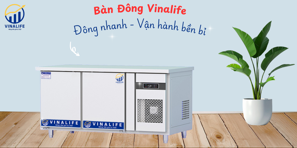 Tủ Bàn Đông Quạt Gió Cánh Inox 1.5m