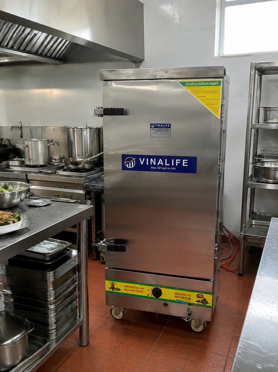 Hướng Dẫn Sử Dụng Tủ Nấu Cơm Dùng Gas Vinalife