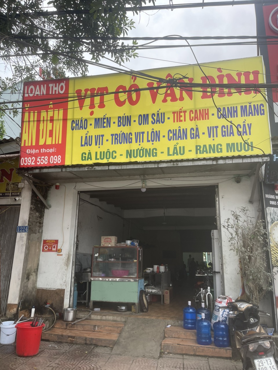 Bàn giao lắp đặt Máy rửa bát siêu âm tại Vịt Cỏ Vân Đình - Hà Nội